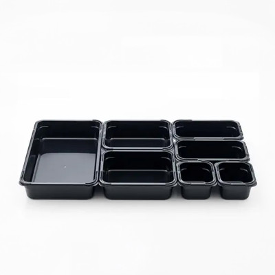 Caixa Abs GN 1/3 NSF Preto 3.7l 32.5X17.6X10cm